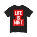 Life is Mint Stack Tee Black