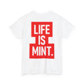 Life is Mint Stack Tee White