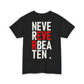Life is Mint Never Ever Beaten Stock Tee Black