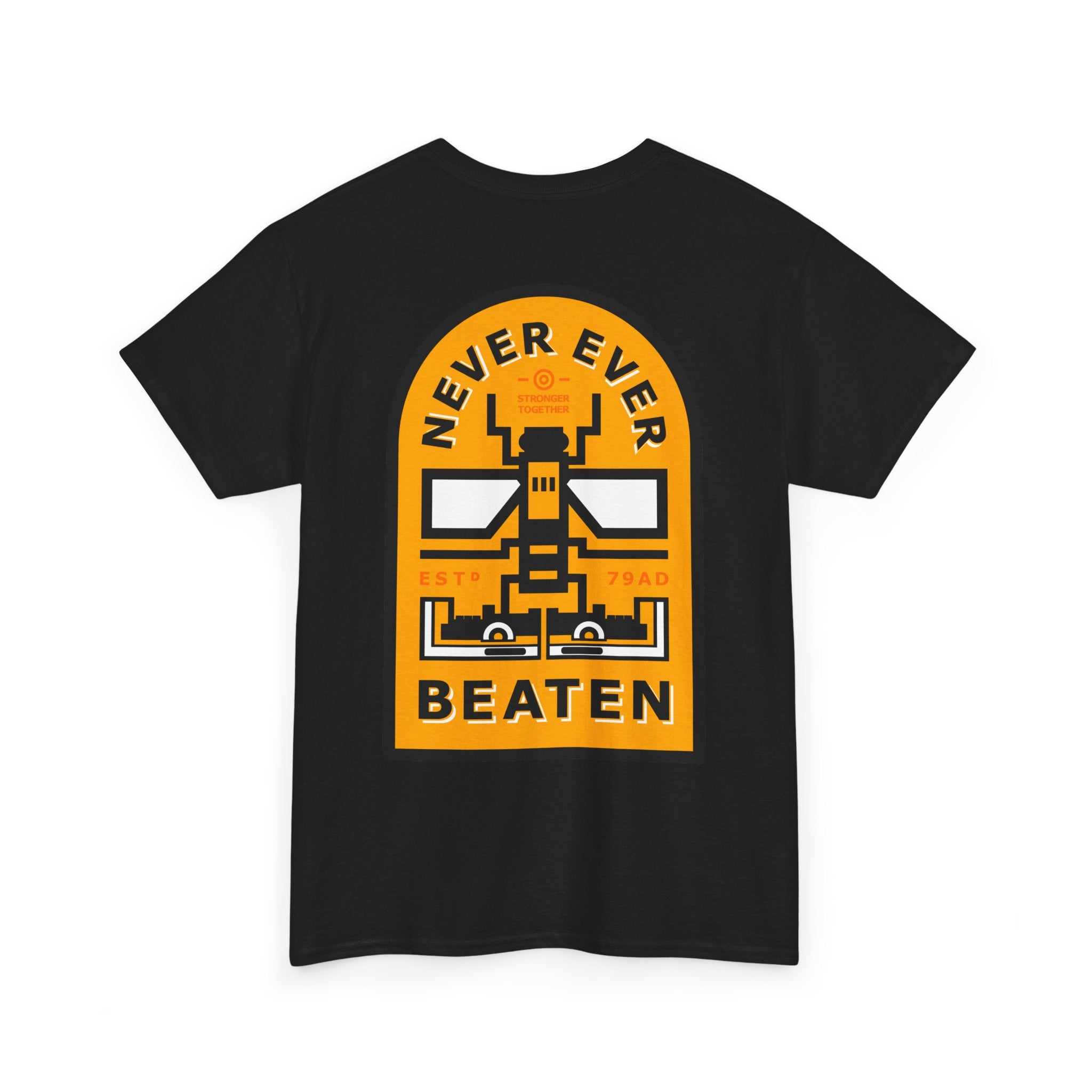Life is Mint Never Ever Beaten Bee Tee Black